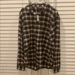 J.Crew Flannel Button Down XL